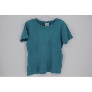 Drawstrings of‎ Malibu Women's Teal Short Sleeve Cotton T-Shirt Size Small